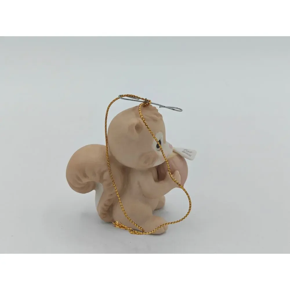 Precious Moments 455776 I'm Just Nutty About The Holidays Enesco Figurine 1998
